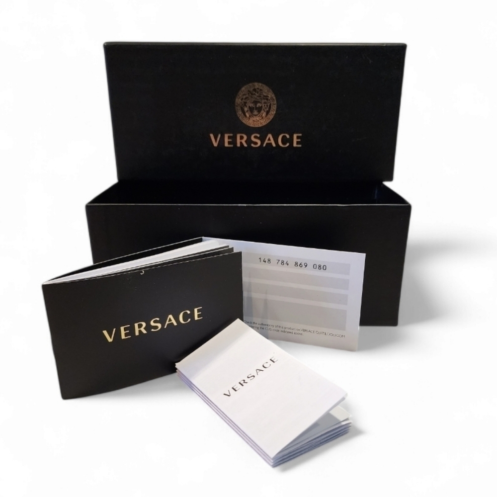 Auth! Versace sunglasses box with booklets